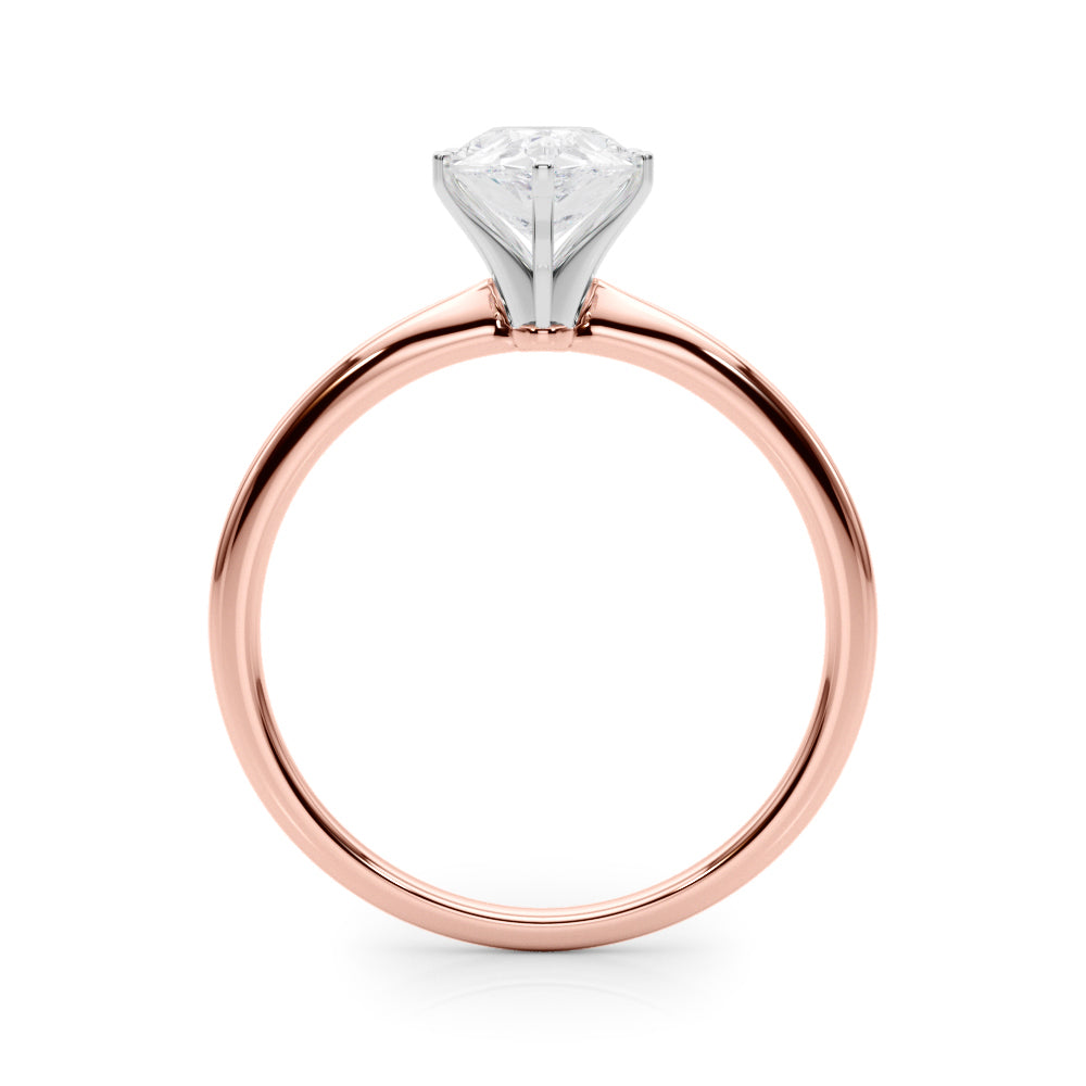 Angelica Pear Diamond Solitaire Engagement Ring-VIRABYANI
